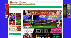 Desktop Screenshot of bandarpoker.biz